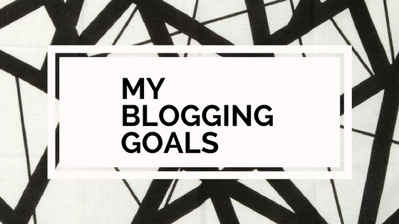 My blogging goals
